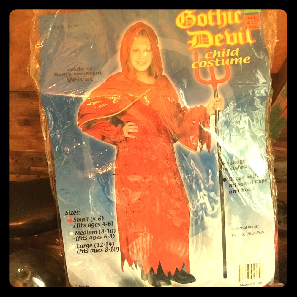 Gothic Devil Halloween Costume